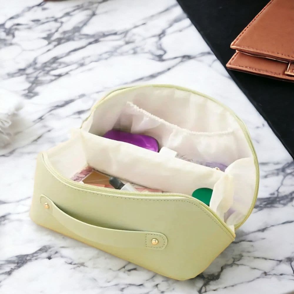 Grande Trousse de Maquillage Vert Clair