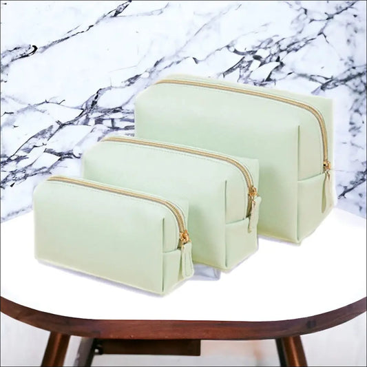 Trousse De Toilette Femme Vert Clair