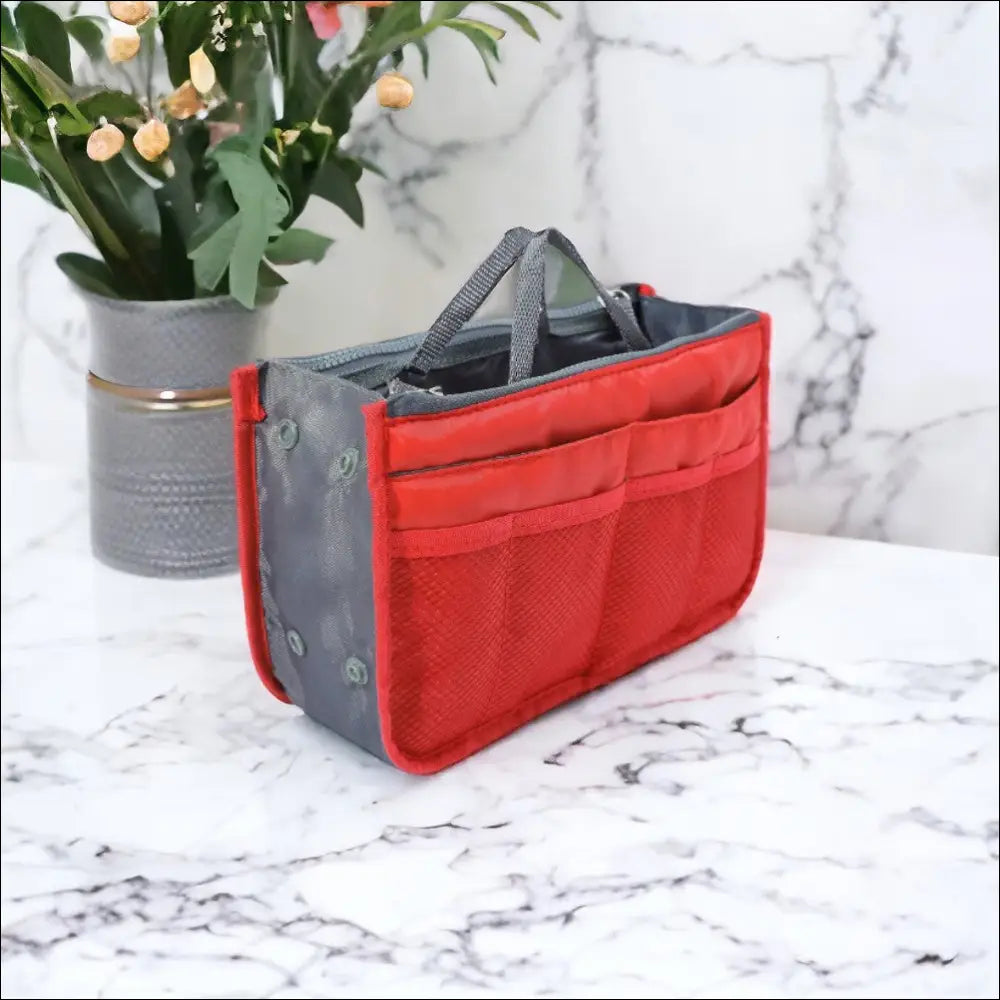 Trousse De Toilette Pratique Rouge