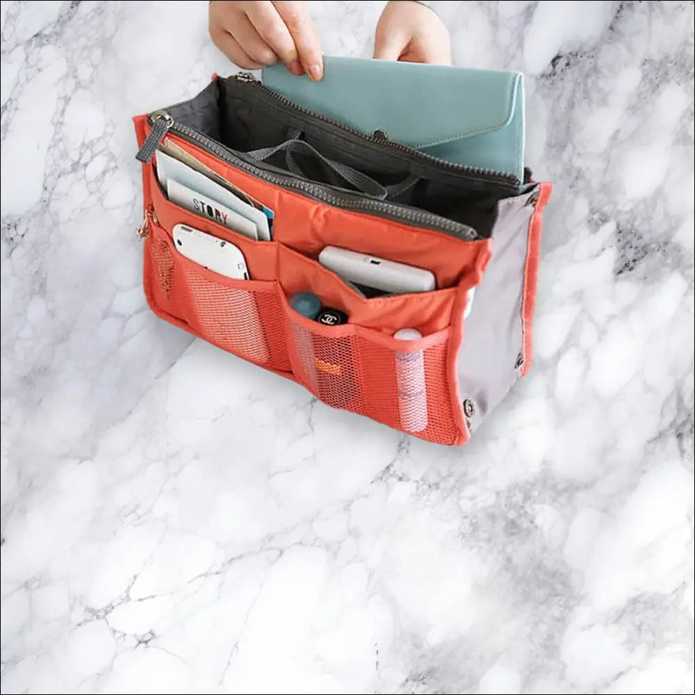 Trousse De Toilette Pratique Rouge