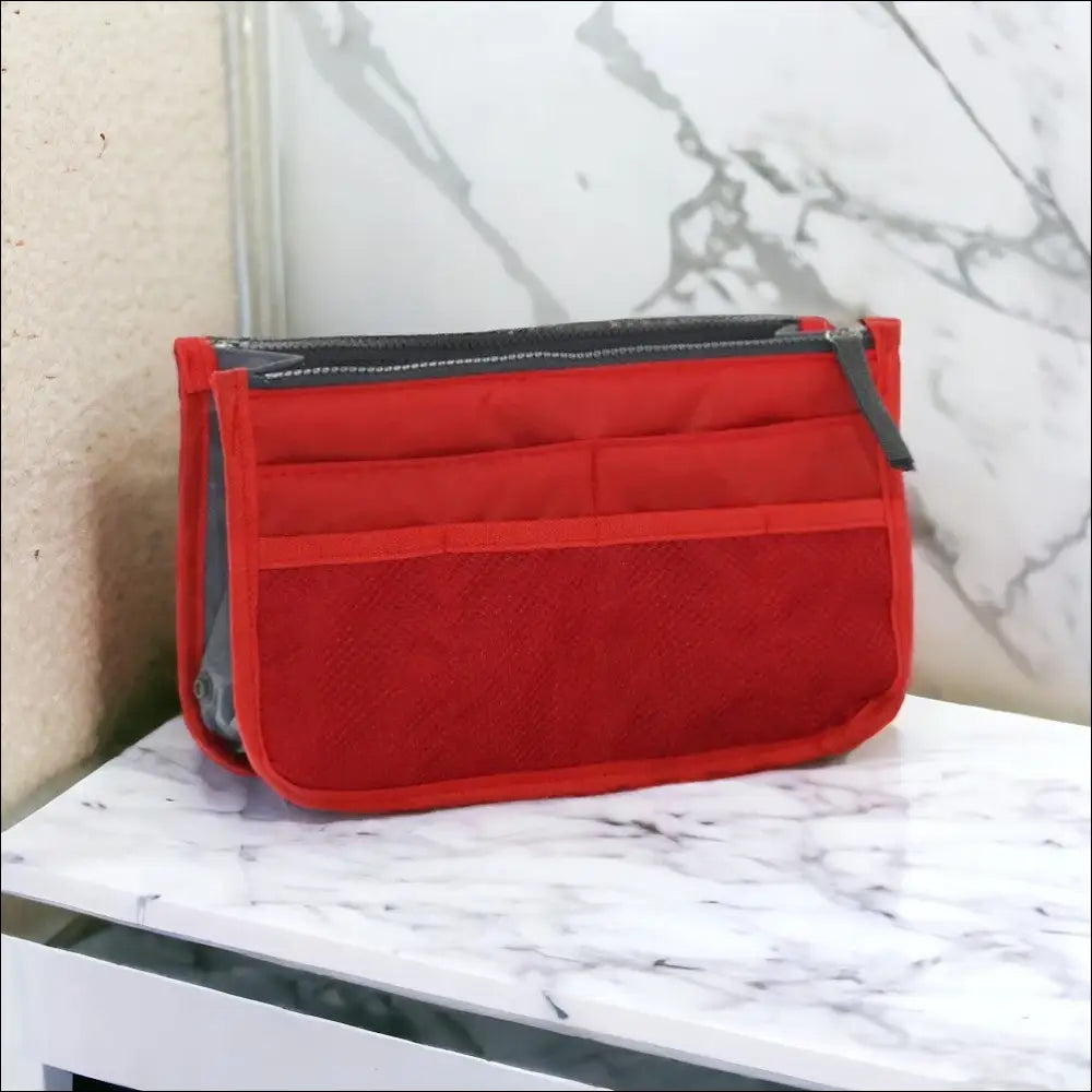 Trousse De Toilette Pratique Rouge