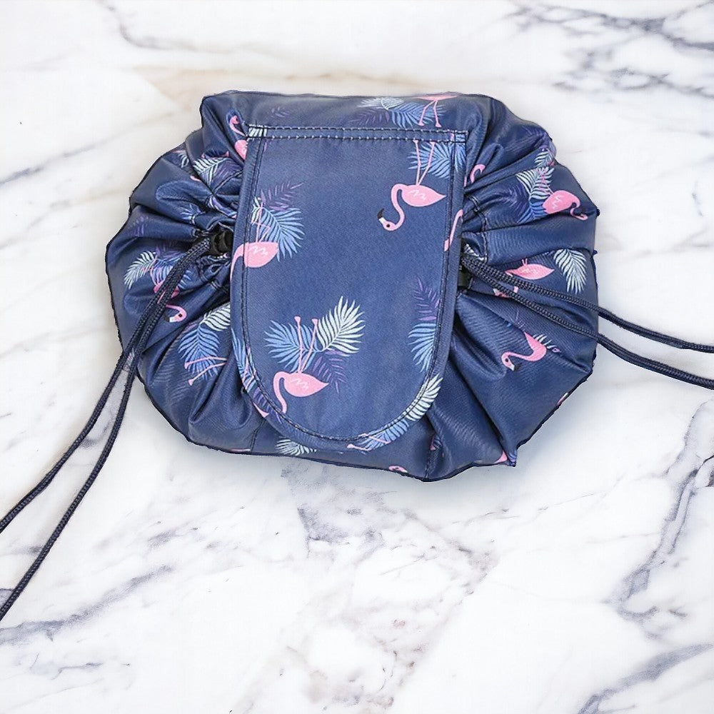 Trousse de Toilette Voyage Flamingo Bleu