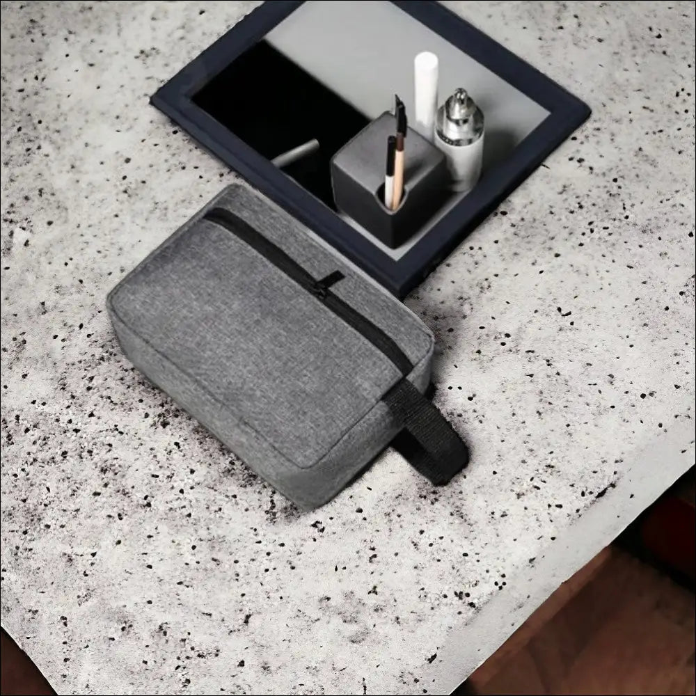 Trousse De Toilette De Voyage Gris