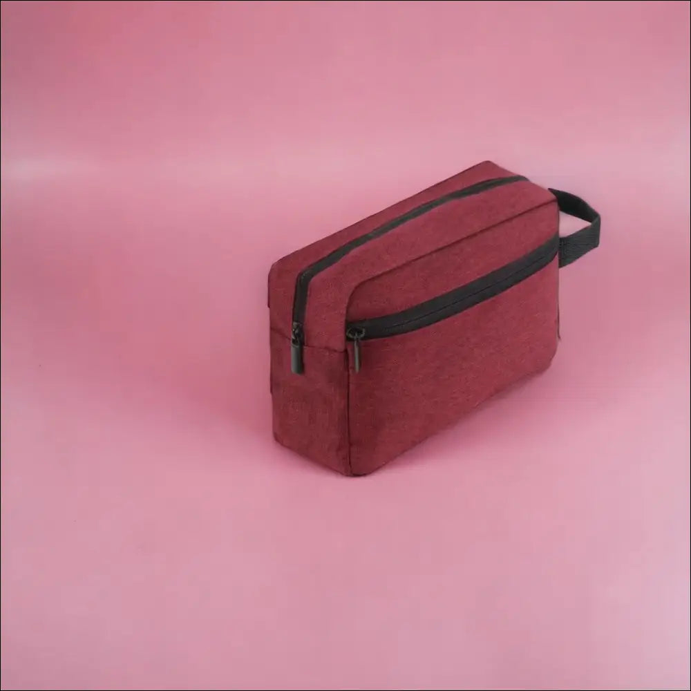 Trousse De Toilette De Voyage Rouge