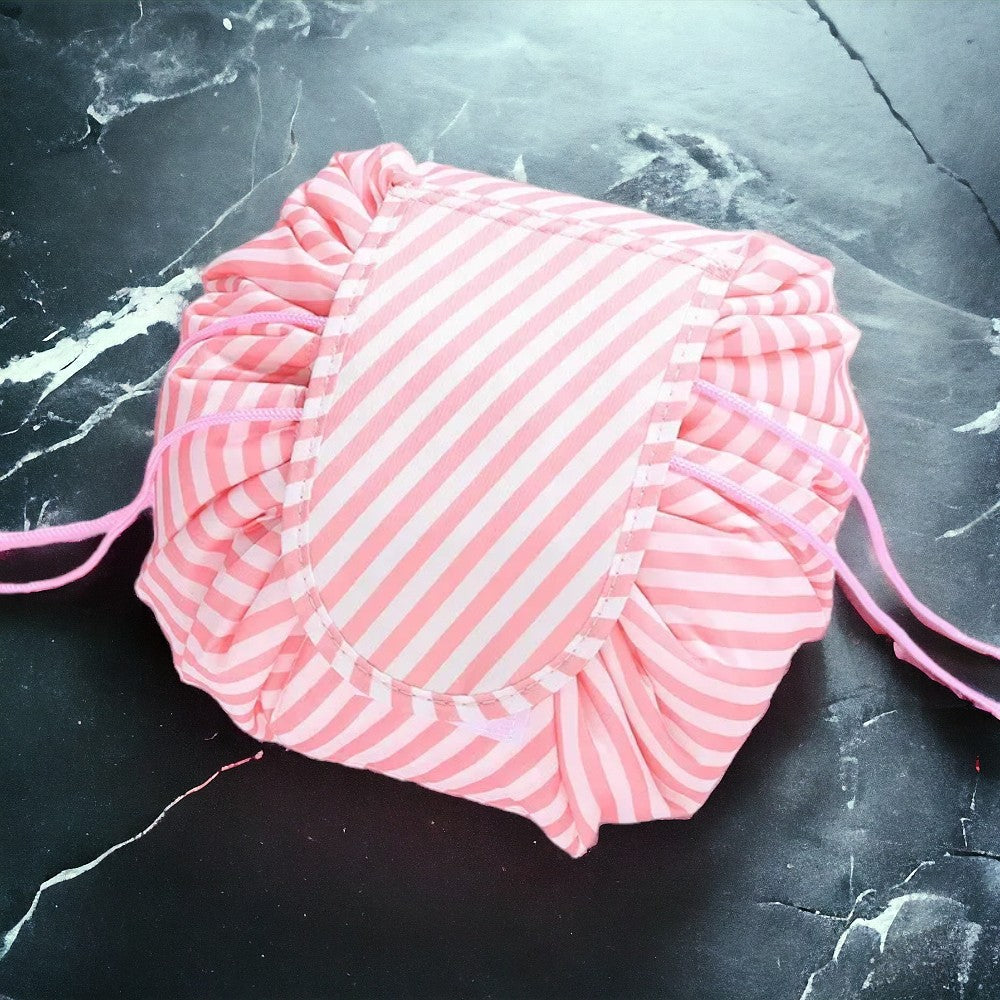 Trousse de Toilette Voyage Stripe Rose