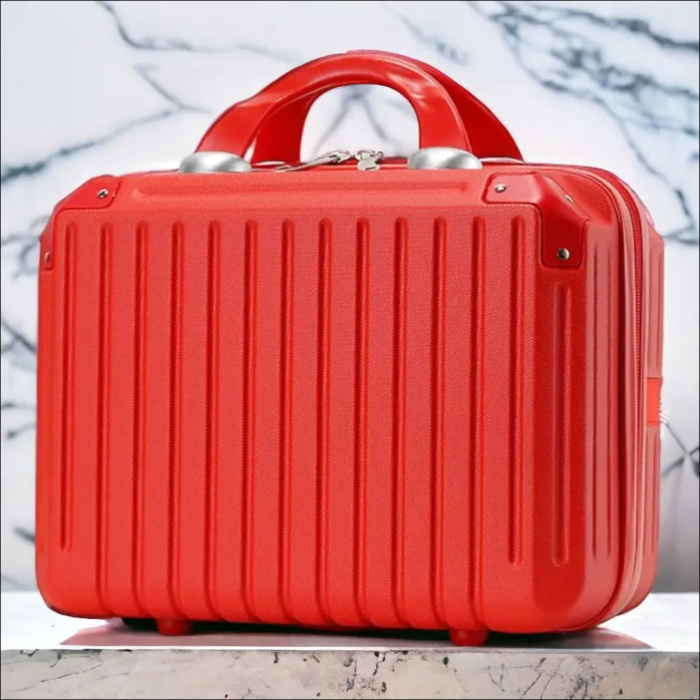 Vanity Case Rigide Rouge