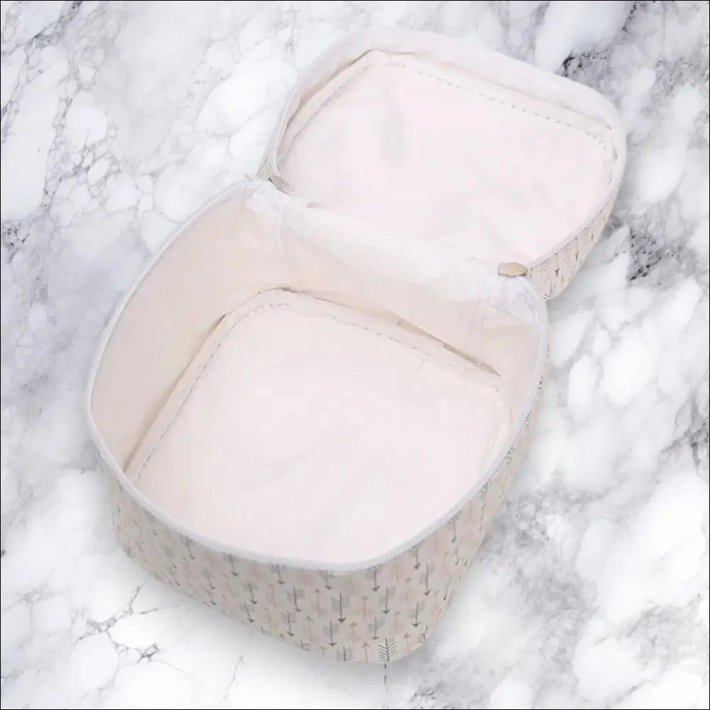 Trousse De Toilette Plastifiée Rose